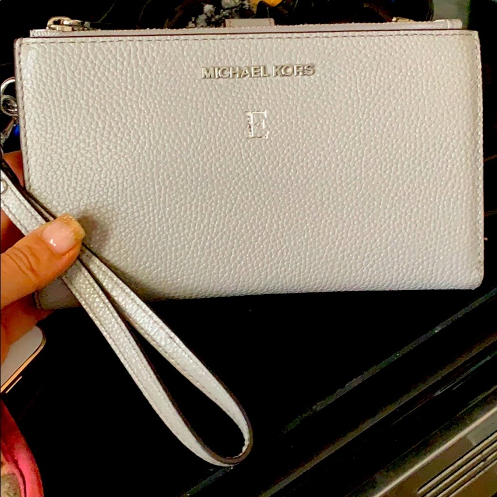 Michael Kors Adele wallet (with E imprinted on)